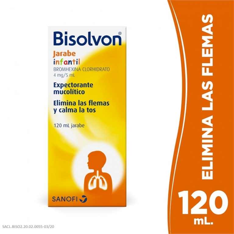 BISOLVON JBE 4 MG X 120 ML