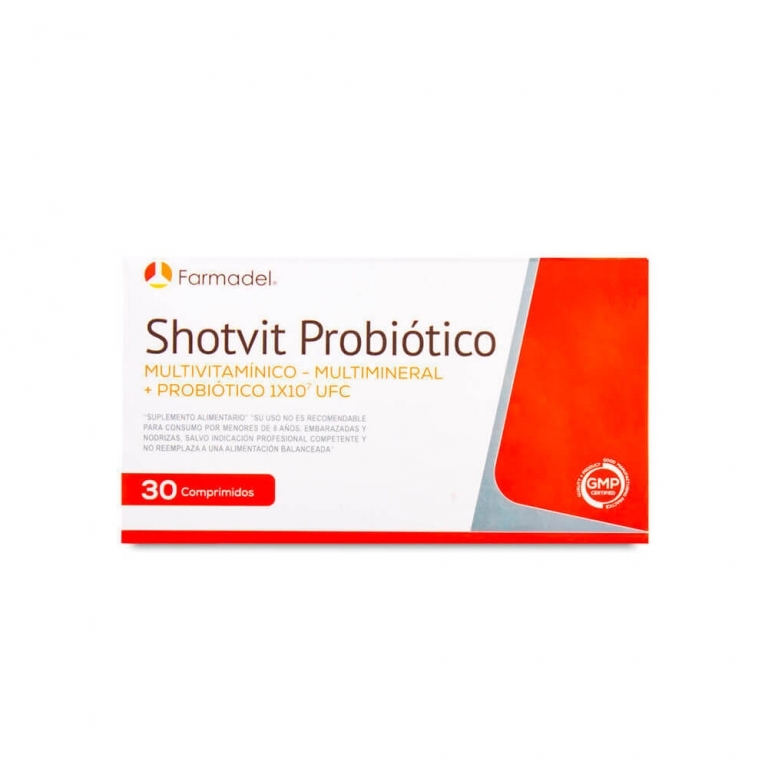 Shotvit Probiótico 30 comprimidos