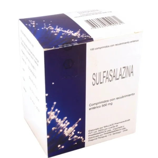 SULFASALAZINA COM 500 MG X 100 PHARMAMERICA