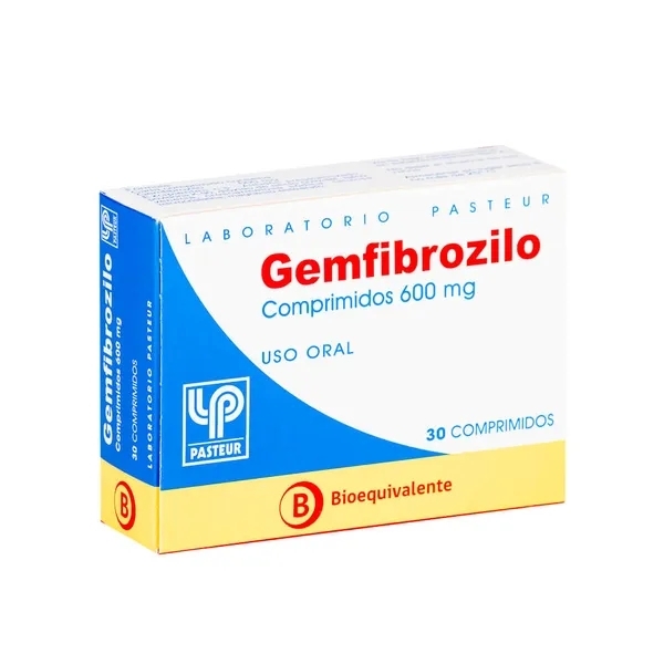 GEMFIBROZILO COM 600 MG X 30 PAST (BE)