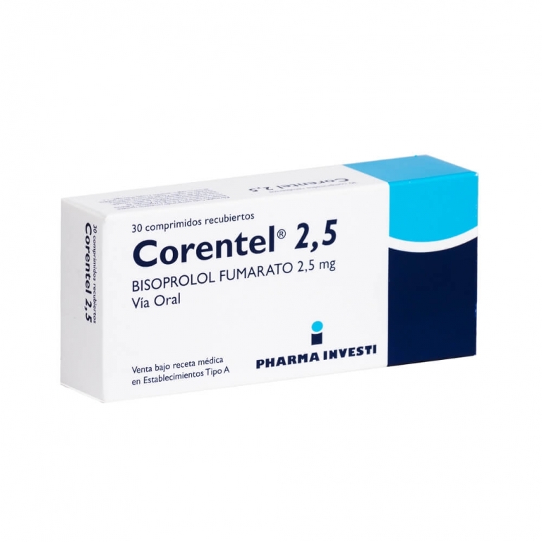 Corentel 2,5 mg x 30 comprimidos