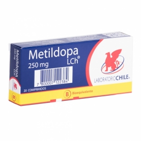 METILDOPA COM 250 MG X 20...