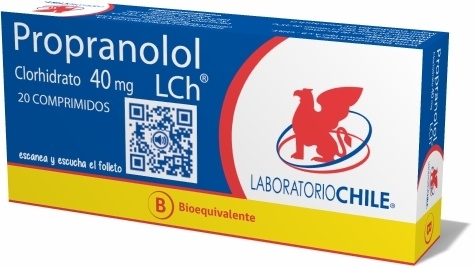 PROPRANOLOL COM 40 MG X 20  (BE)