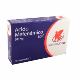 ACIDO MEFENAMICO COM 500 MG X 10 CHILE (BE)