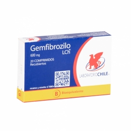 GEMFIBROZILO COM 600 MG X 20 CHILE (BE)