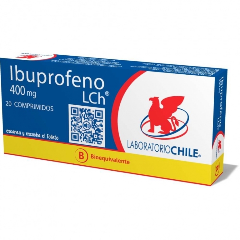 IBUPROFENO COM 400 MG X 20 CHILE (BE)