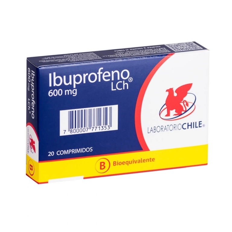 IBUPROFENO COM 600 MG X 20 CHILE (BE)