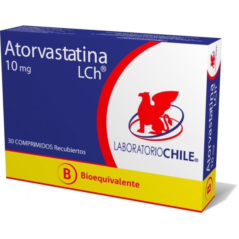 Atorvastatina 10 mg x 30 comprimidos