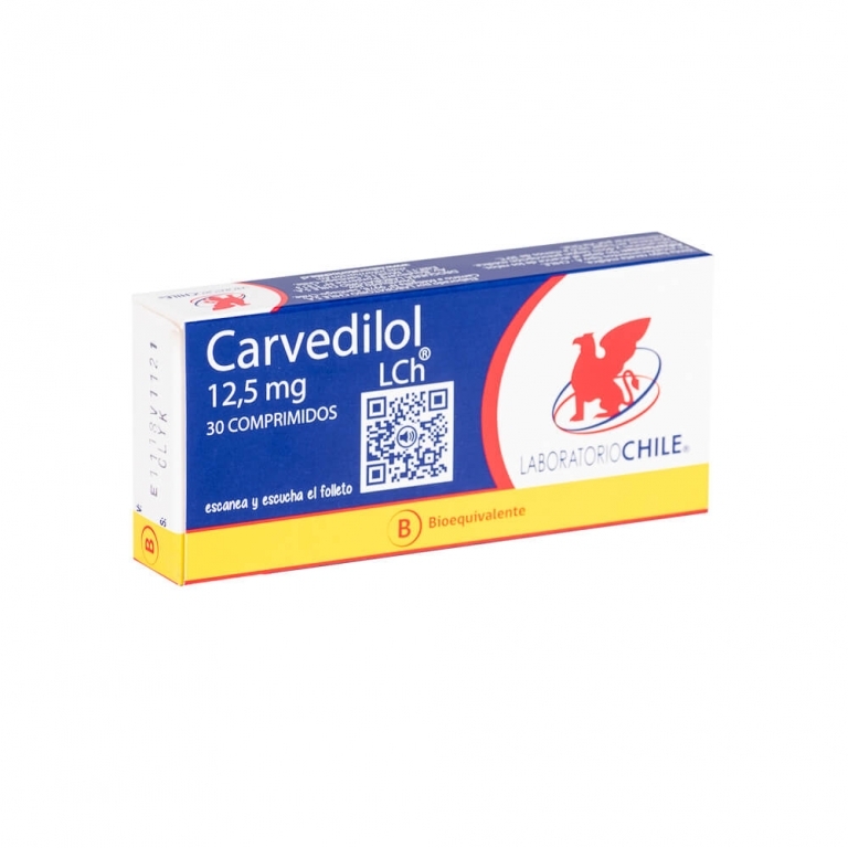 CARVEDILOL COM 12,5 MG X 30 (BE)