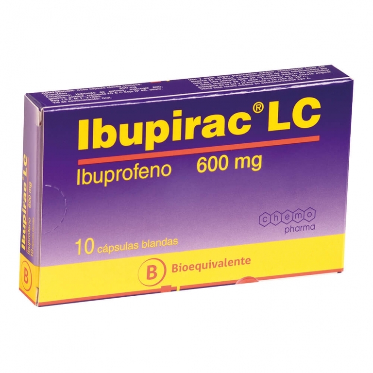 IBUPIRAC LC CAP 600 MG X 10 (BE)