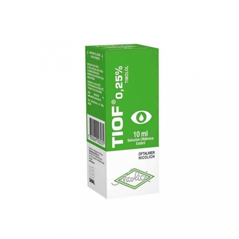 TIOF SOL OFT 0,25 % X 10 ML