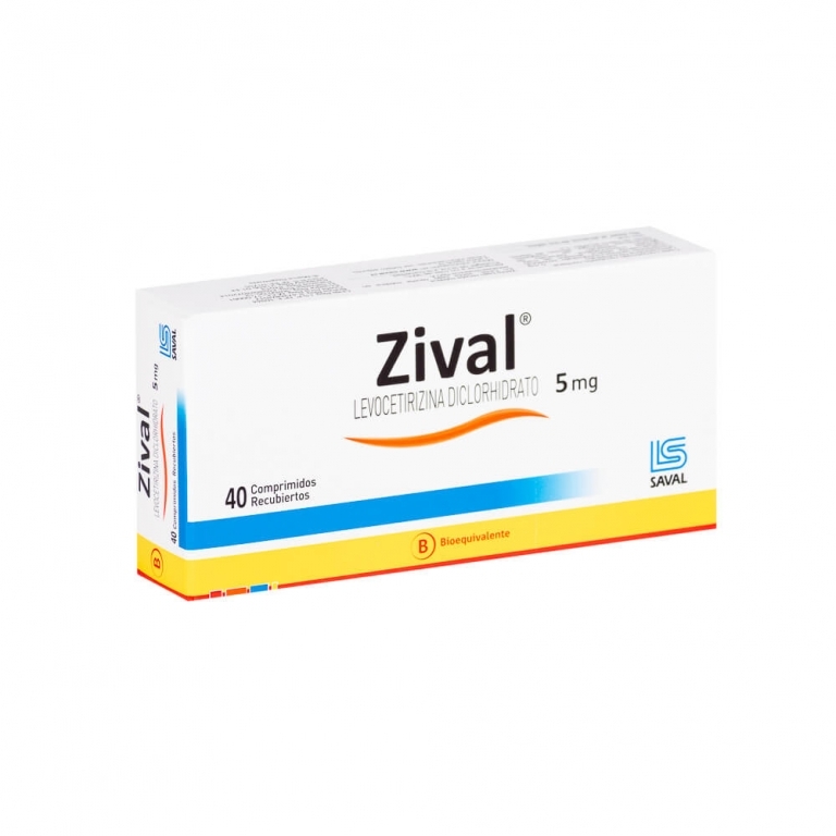 ZIVAL COM 5 MG X 40 (BE)