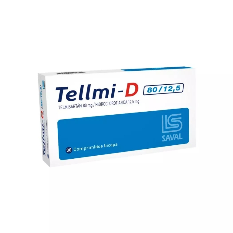 TELLMI-D COM 80/12,5 MG X 30