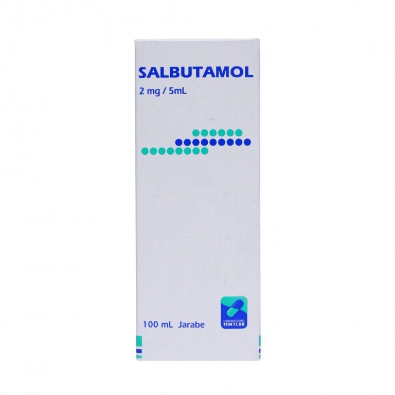 SALBUTAMOL JARABE 2MG/ 5ML X 100 ML MINT