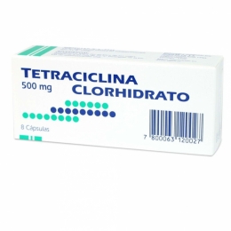 TETRACICLINA CAP 500 MG X 8 MINT