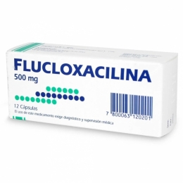 FLUCLOXACILINA COM 500 MG X 12