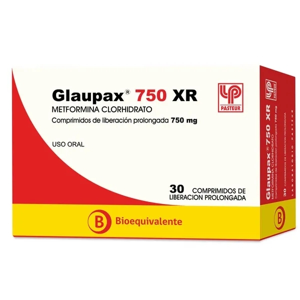 GLAUPAX XR COM 750 MG X 30