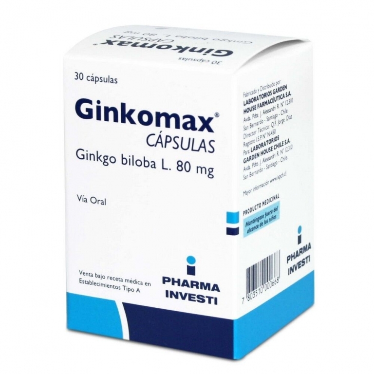 GINKOMAX CAP 80 MG X 30