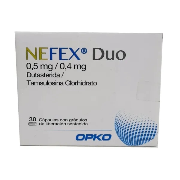 NEFEX DUO CAP 0,5/0,4 MG X 30