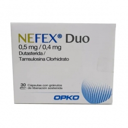 NEFEX DUO CAP 0,5/0,4 MG X 30