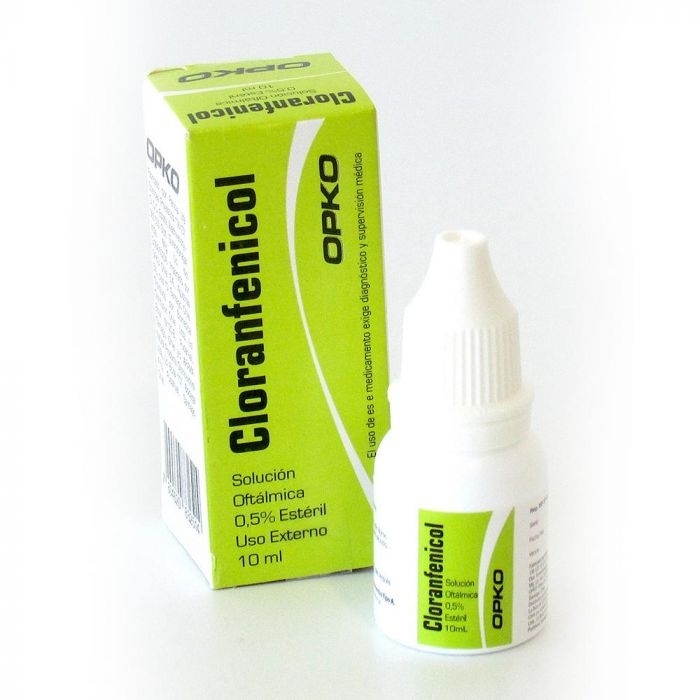 CLORANFENICOL SOL OFT 0,5% X 10 ML OPKO