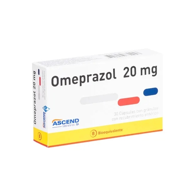 OMEPRAZOL CAP 20 MG X 30 ASCEND (BE)