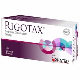 RIGOTAX COM 10 MG X 10