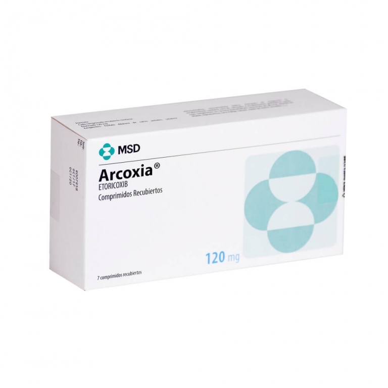 ARCOXIA COM 120 MG X 7