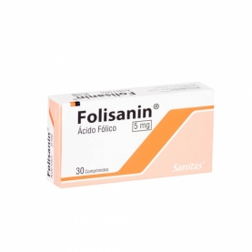 FOLISANIN COM 5 MG X 30