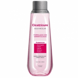 CICATRICURE AGUA MICELAR REGULAR X 400 ML