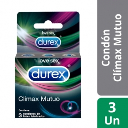 DUREX CLIMAX MUTUO X 3 PRESERV (DM)