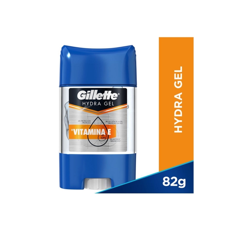 GILLETTE DESODORANTE GEL HYDRA VIT E X 82 G