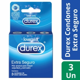 DUREX EXTRA SEGURO X 3...