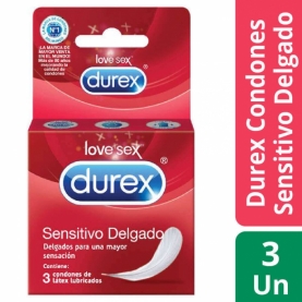 DUREX SENSIT DELGADO X 3...