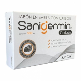 SANIGERMIN CARBON JAB PAN 1% ACIDO SALICICO 0,5% X 100 GR