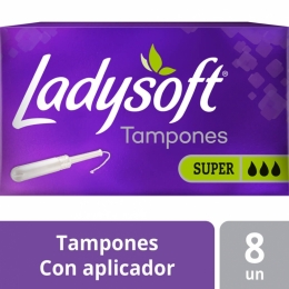 Ladysoft Tampones super x 8