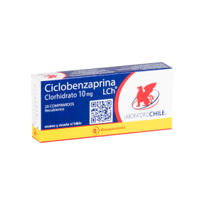 CICLOBENZAPRINA COM 10 MG X...