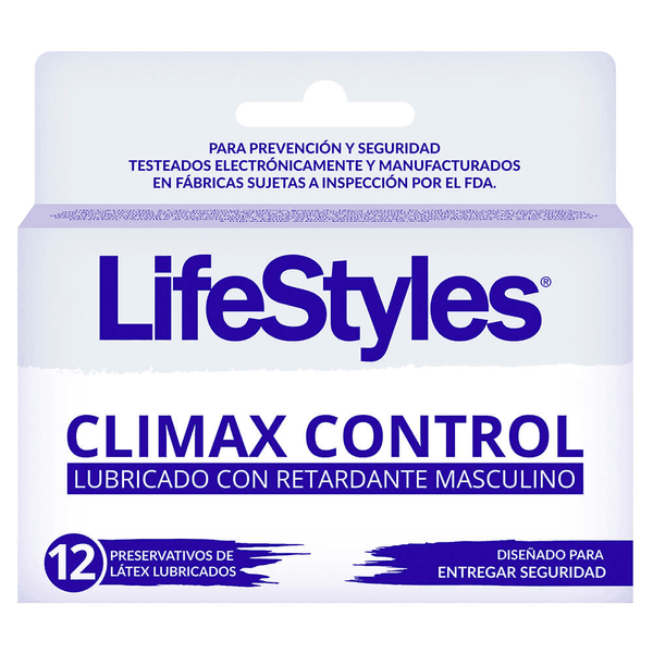 PRESERV LIFESTYLES CLIMAX CONTROL X 12 (DM)