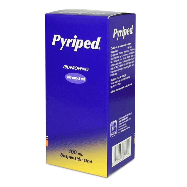 PYRIPED SUS 100 MG X 100 ML