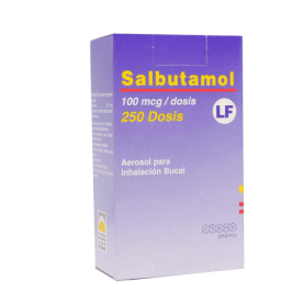 SALBUTAMOL LF INH X 250 DSS...