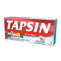 TAPSIN INF COM MAS 160 MG X 16