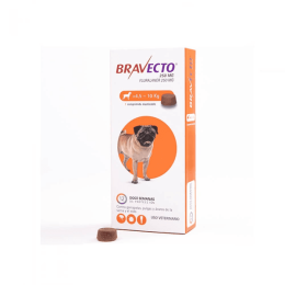 BRAVECTO COM 250 MG PERROS 4.5 A 10 KG X 1