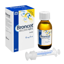 BRONCOT GFT JBE 15 MG X 120 ML