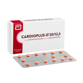 CARDIOPLUS-D COM 20/12,5 MG...