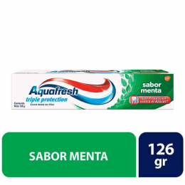 AQUAFRESH SABOR MENTA X 126 GR