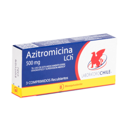 AZITROMICINA COM 500 MG X 3 CHILE (BE)