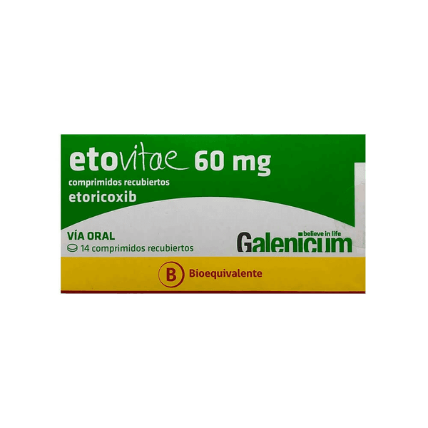 ETOVITAE COM 60 MG X 14