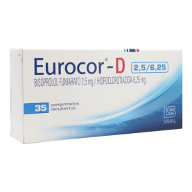 EUROCOR D COM 2,5/6,25 MG X 35