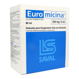 EUROMICINA 250 MG X 80 ML