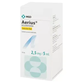 AERIUS SOL ORA 2,5MG/5ML X 150 ML